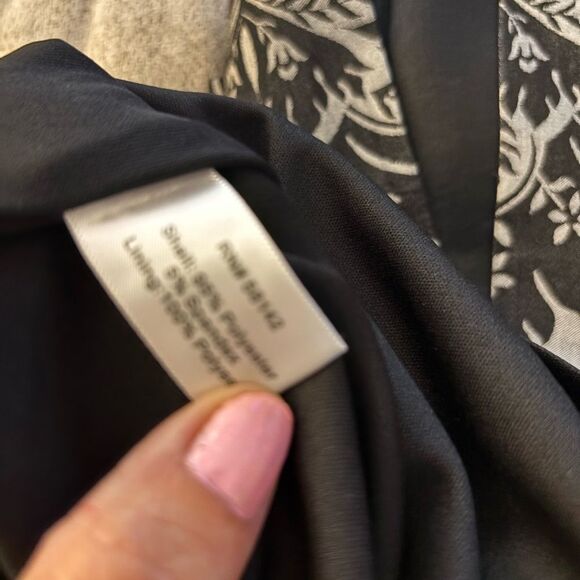 Boston Proper Blue and Black Dress Sz 6 - Picture 7 of 7